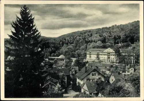 Ak Bad Liebenstein im Thüringer Wald, Ort vom Aschenberg aus gesehen