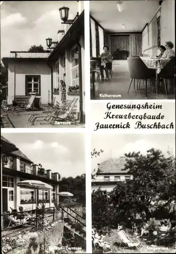 Ak Jauernick Buschbach Markersdorf Sachsen, Genesungsheim Kreuzbergbaude
