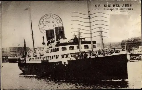 Ak SS Sidi Bel Abes, SGTM, Dampfer