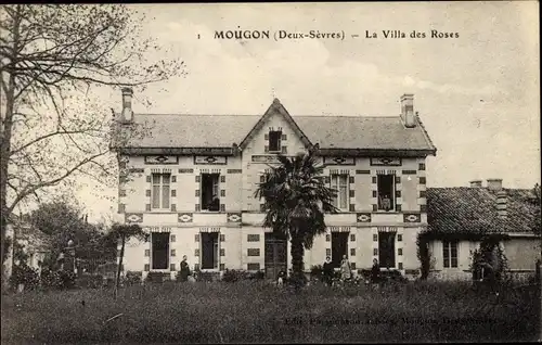 Ak Mougon Deux Sèvres, La Villa des Roses