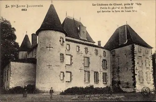 Ak Cluzel Haute Loire, Chateau, Patrie du général de Bouillé