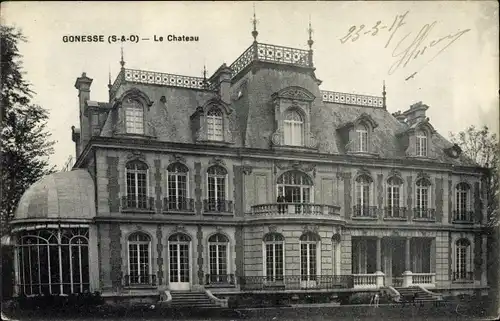 Ak Gonesse Val d'Oise, Vue du Château