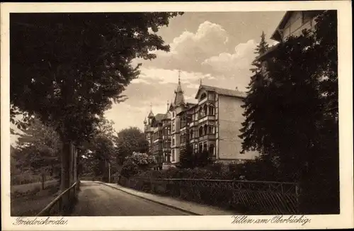 Ak Friedrichroda im Thüringer Wald, Villen am Oberbüchig