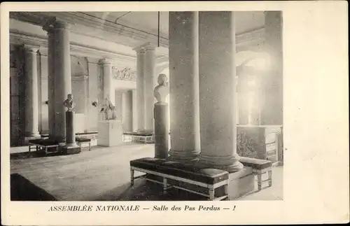 Ak Paris VII., Assemblée Nationale, Salle des Pas Perdus