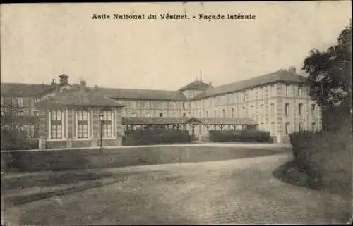 Ak Le Vesinet Yvelines, Asile National, Facade laterale