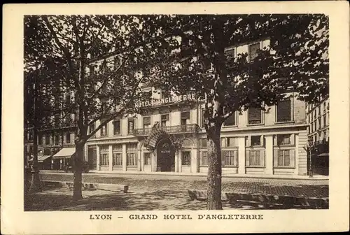 Ak Lyon Rhône, Grand Hotel d'Angleterre