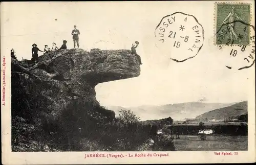 Ak Jarménil Vosges, La Roche du Grapaud