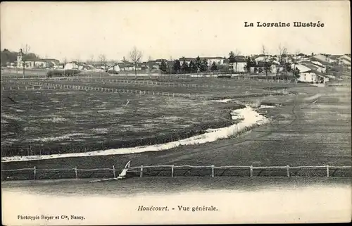 Ak Houécourt Vosges, Vue générale