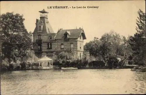 Ak Le Vesinet Yvelines, Le Lac de Croissy, Pavillon