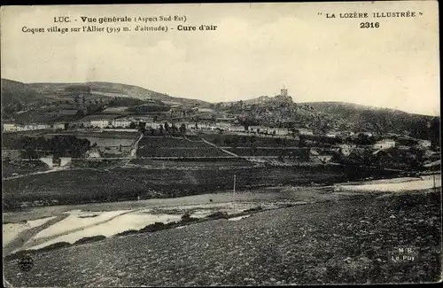 Ak Luc Lozère, Vue générale