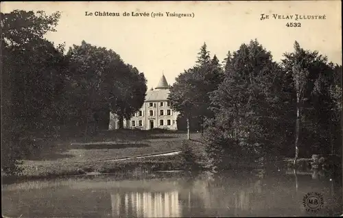 Ak Yssingeaux environs Haute Loire, Chateau de Lavée, Schloss