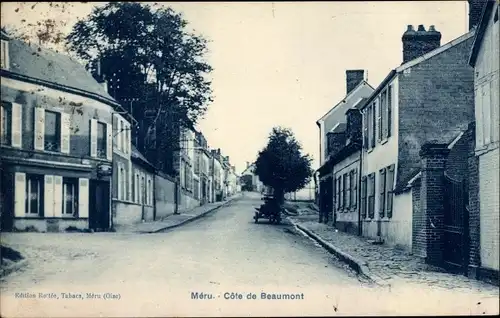 Ak Méru Oise, Cote de Beaumont