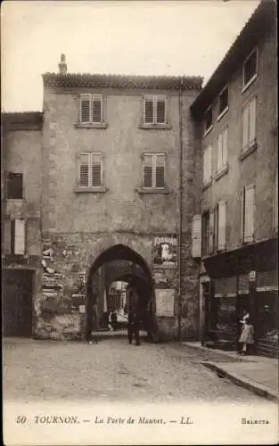 Ak Tournon Ardèche, La Porte de Mauves