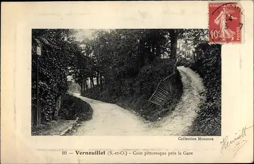 Ak Vernouillet Yvelines, Coin pres la Gare