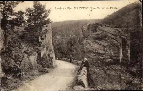 Ak Marvejols Lozère, Vallée de l'Enfer