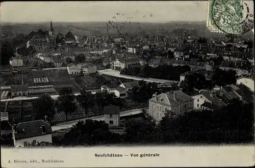 Ak Neufchâteau Vosges, Vue générale