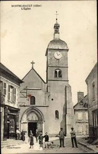 Ak Montmarault Allier, Eglise