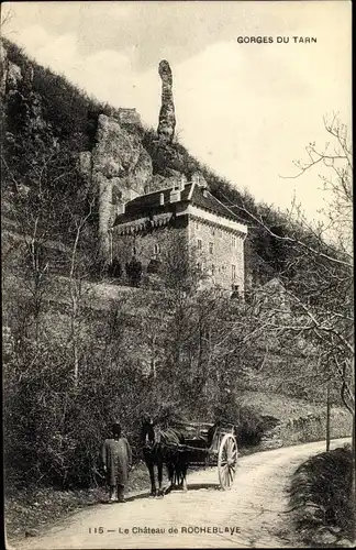 Ak Rocheblave Lozère, Le Chateau