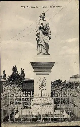 Ak Yssingeaux Haute Loire, Statue de St. Pierre