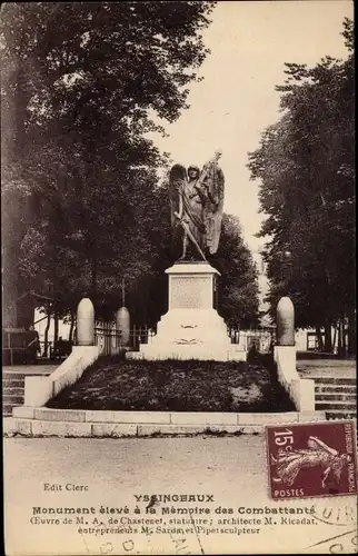 Ak Yssingeaux Haute Loire, Kriegerdenkmal