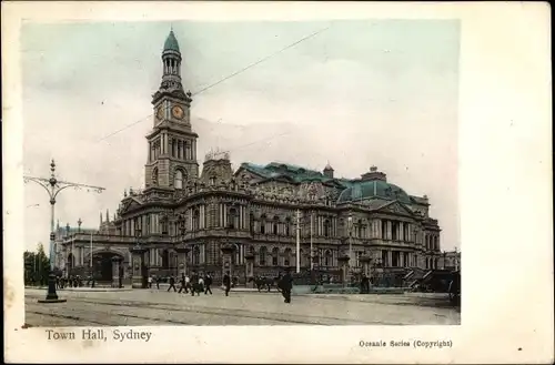 Ak Sydney Australien, Town Hall