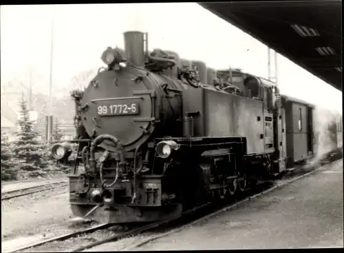 Foto Deutsche Eisenbahn, Dampflokomotive, Lok Nr 99 1772-5