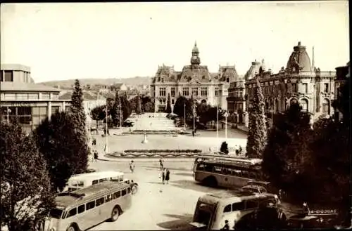 Ak Vichy Allier, L'esplanade, L'hotel de ville