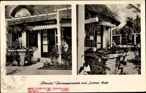 Ak Scharbeutz in Ostholstein, Florida Ferienparadies mit Südsee Café