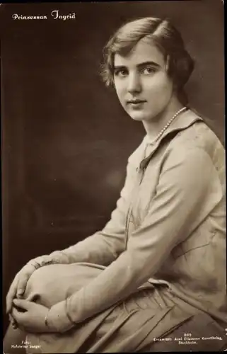 Ak Prinsessan Ingrid, Prinzessin von Schweden