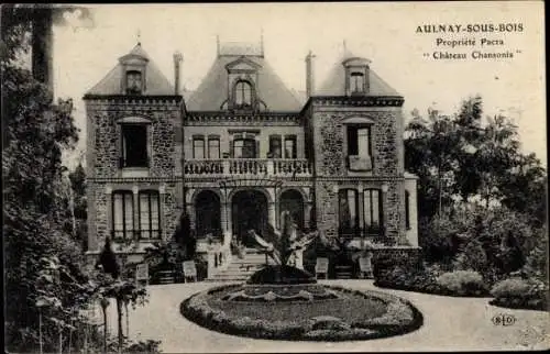 Ak Aulnay sous Bois Seine Saint Denis, Propriete Pacra, Chateau Chansonia
