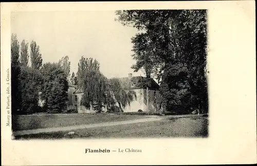 Ak Flamboin Seine et Marne, Le Chateau