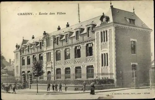 Ak Chauny Aisne, Ecole des Filles