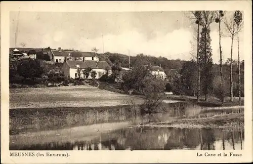 Ak Meusnes Loir et Cher, La cave, La fosse