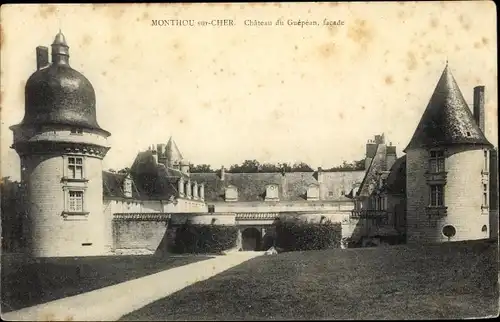 Ak Monthou sur Cher Loir et Cher, Le chateau du Guepean