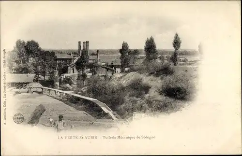 Ak La Ferté Saint Aubin Loiret, Tuilerie Mécanique de Sologne