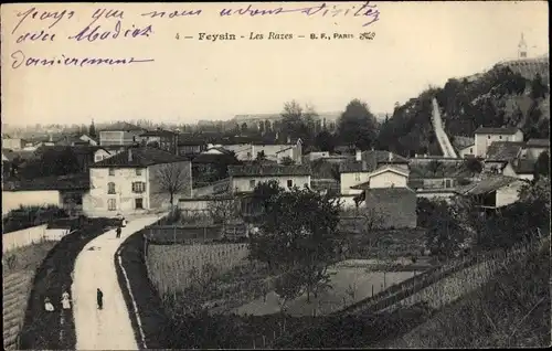 Ak Feysin Rhône, Les Razes, Vue générale