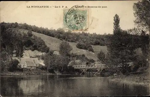 Ak Lorey Eure, Dessous de Pont