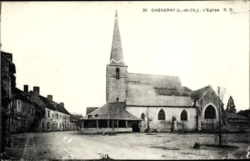 Ak Cherverny Loir et Cher, L'eglise