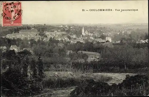 Ak Coulommiers Seine et Marne, Vue panoramique