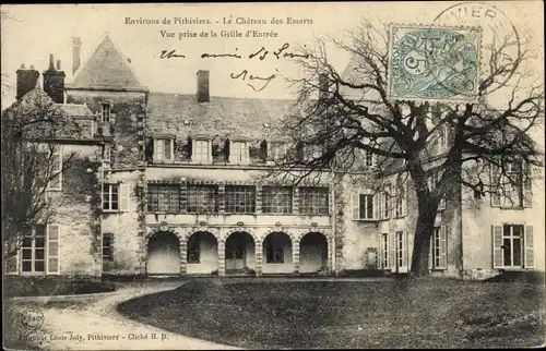 Ak Pithiviers Loiret, Le Château des Essarts