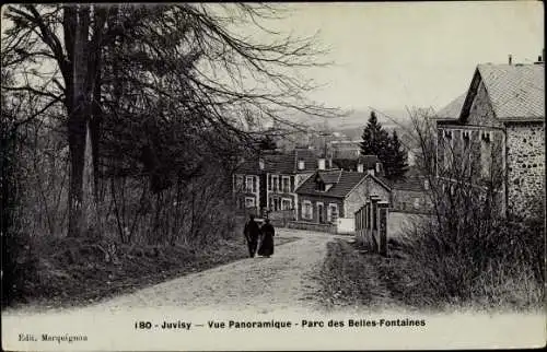 Ak Juvisy Essonne, Vue Panoramique, Parc des Belles Fontaines