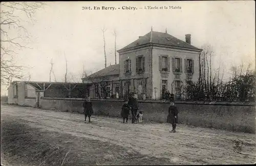 Ak Berry Chery Cher, Ecole et la Mairie