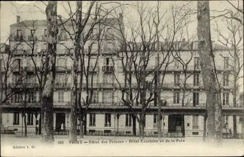 Ak Vichy Allier, Hotel des Princes, Hotel Excelsior et de la Paix