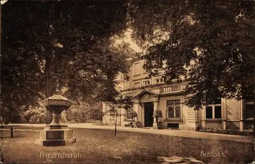 Ak Friedrichsruh Aumühle Schleswig Holstein, Schloss