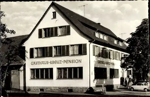 Ak Biberach im Schwarzwald, Gasthaus und Pension Zum Kreuz