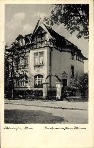 Ak Rhöndorf Bad Honnef Rhein Sieg Kreis, Privatpension Haus Rhönan