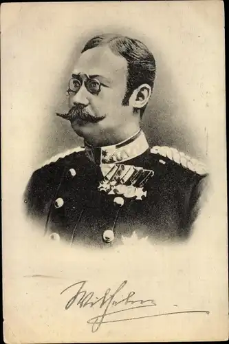 Ak Fürst IV. Wilhelm von Luxemburg, Portrait