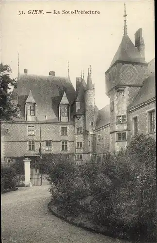 Ak Gien Loiret, La Sous Préfecture