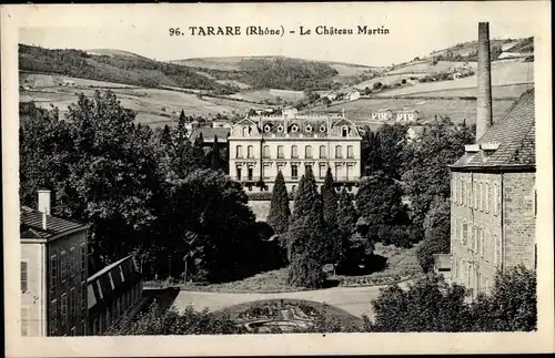 Ak Tarare Rhône, Le Château Martin