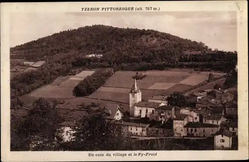 Ak Yzeron Rhône, Un coin du village et le Py Froid
